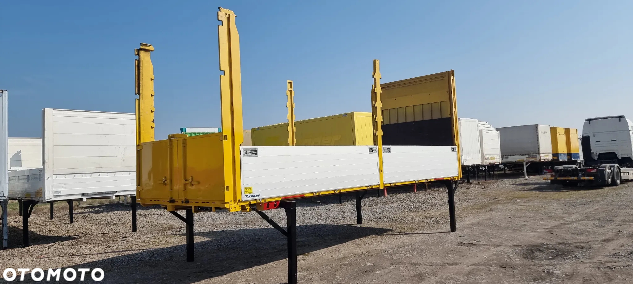 Krone 14.500zł netto KRONE 7.45m BDF ZABUDOWA BURTOWA BUDOWLANA ST.BDB MOŻLIWOŚĆ TRANSPORTU - 2