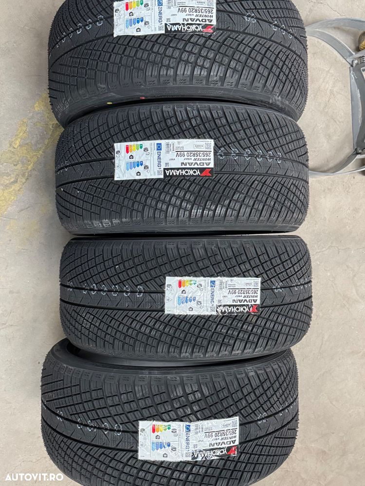 Vând 4 anvelope 265/35/20 Yokohama de iarnă noi - 1