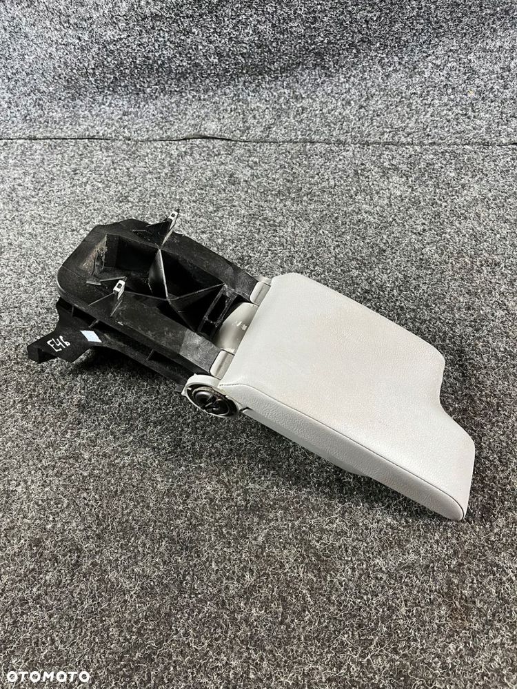 bmw e46 podłokietnik skóra skórzany jasny siwy 8213678 - 1