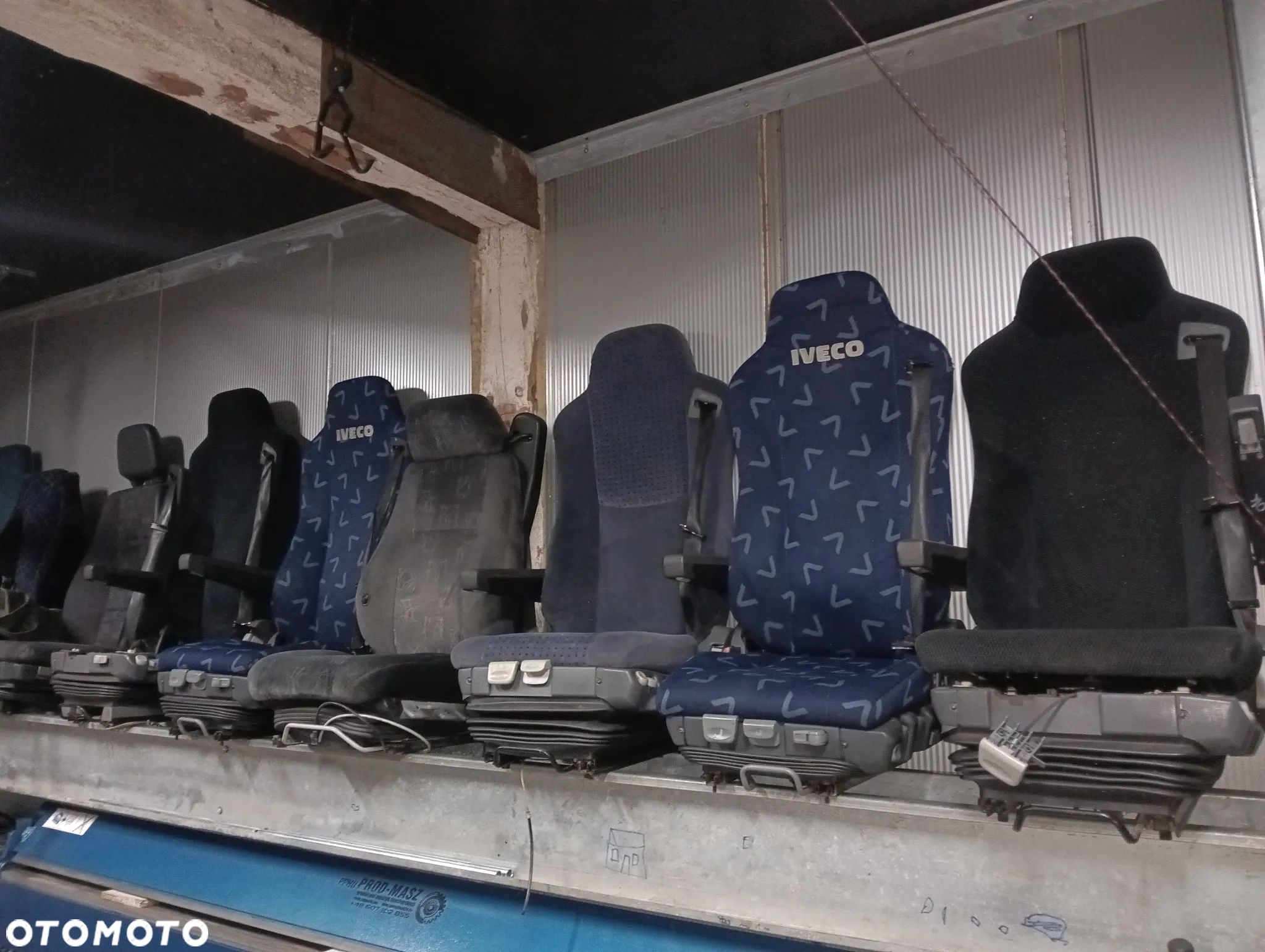 Fotel fotele kierowcy man tga tgs tgx tgm stralis iveco axor grammer isri - 1