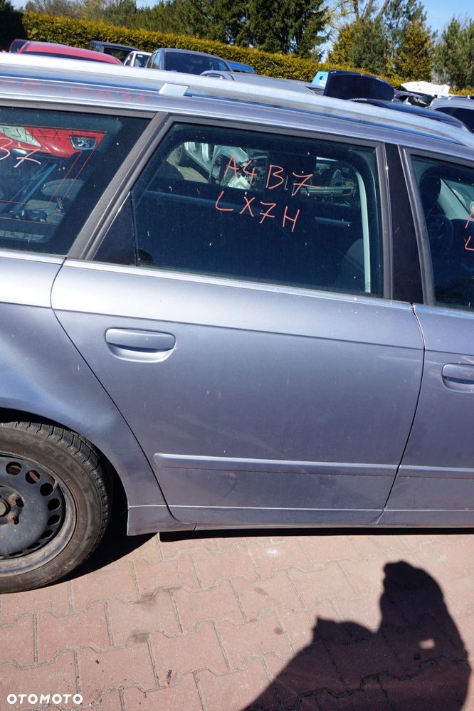DRZWI TYLNE PRAWE A4 B7 KOMBI LY7H  SZARY AUDI 2004-2008 - 1