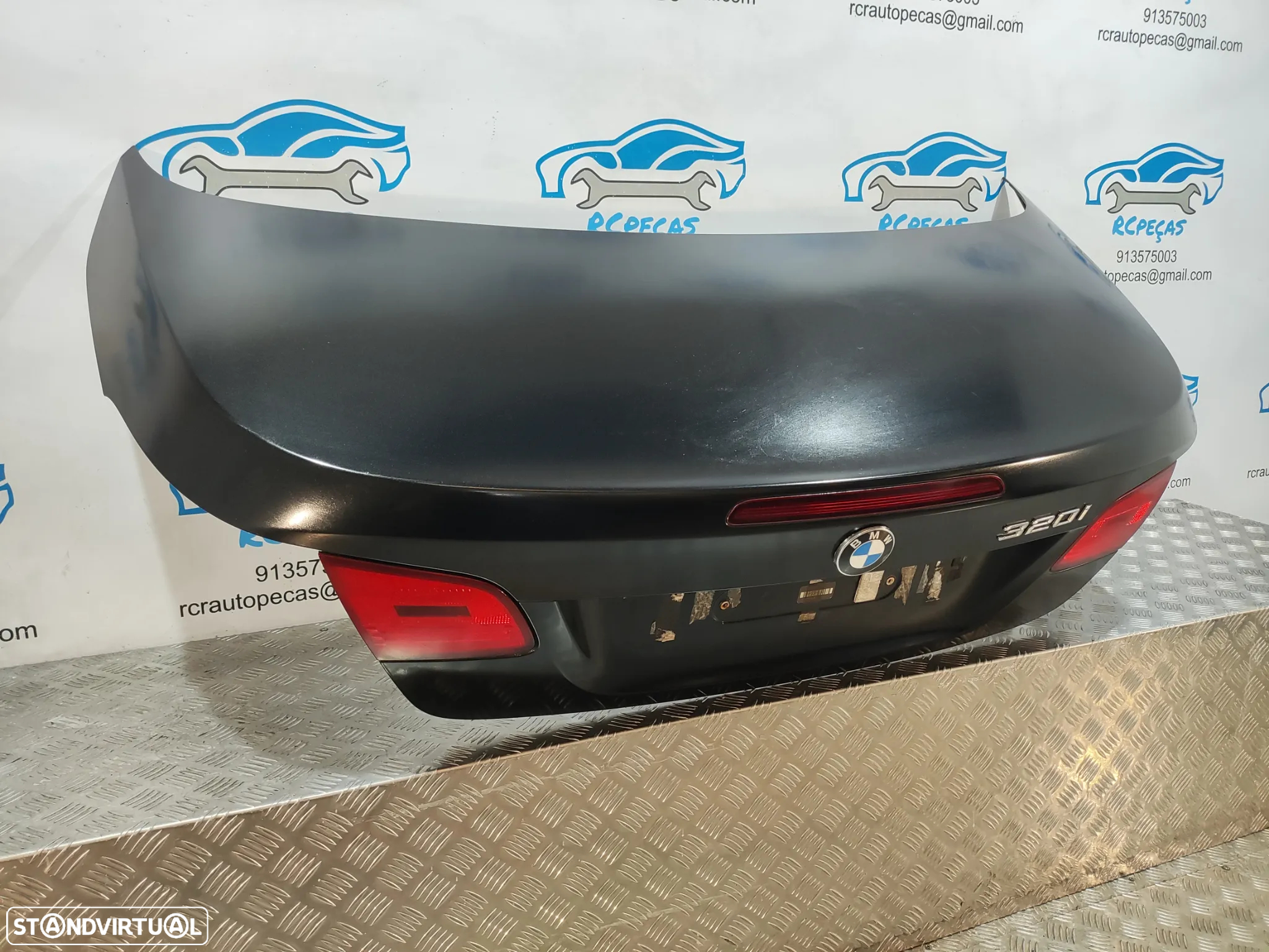 PORTA TAMPA MALA BMW SERIE 3 E93 CABRIO FAROLINS FECHO PUXADOR LUZ 3°STOP - 7