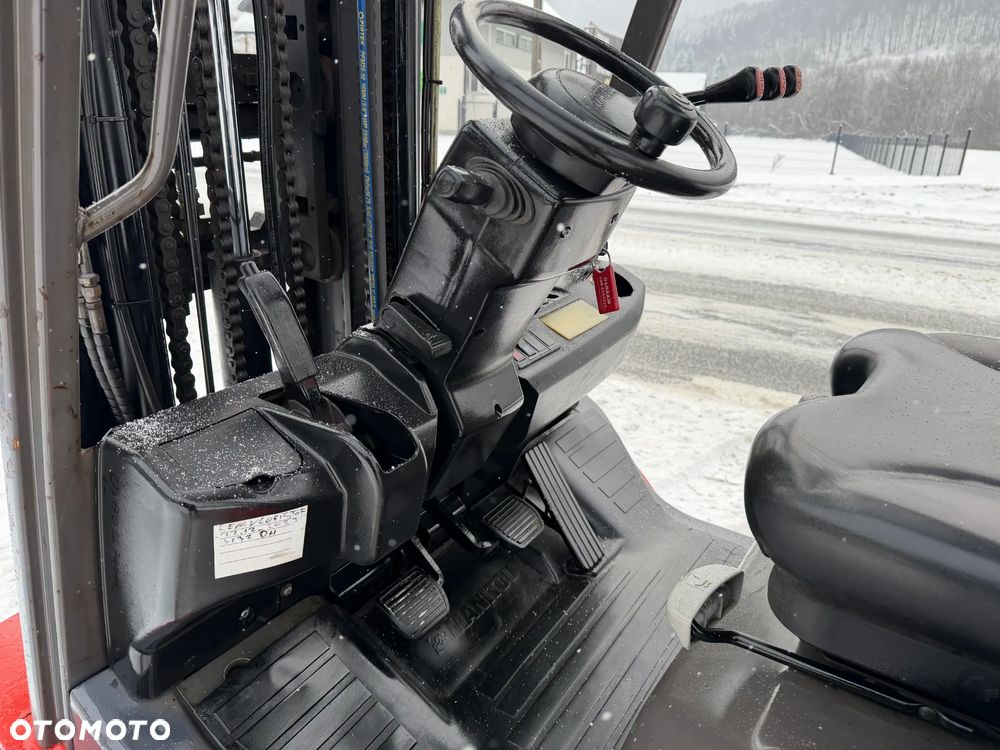 Manitou MI25D Wózek Widłowy 2,5 tony. Posuw Hydrauliczny. Maszt triplex. Wolny skok! Wysokość Podnoszenia 5 metrów. Jak nowy z Salonu. Pochodzi z Norweskiego Gospodarstwa! Aktualne przeglądy DEKRA i serwisy! Opony jak Nowe. Silnik Yanmar. Małe gabarety bardzo zwrotna maszyna! Zero luzów wycieków i zniszczeń. OKAZJA. Pełny ORYGINAŁ! Rok Prod. 2014. Niski przebieg 3300mtg - 14