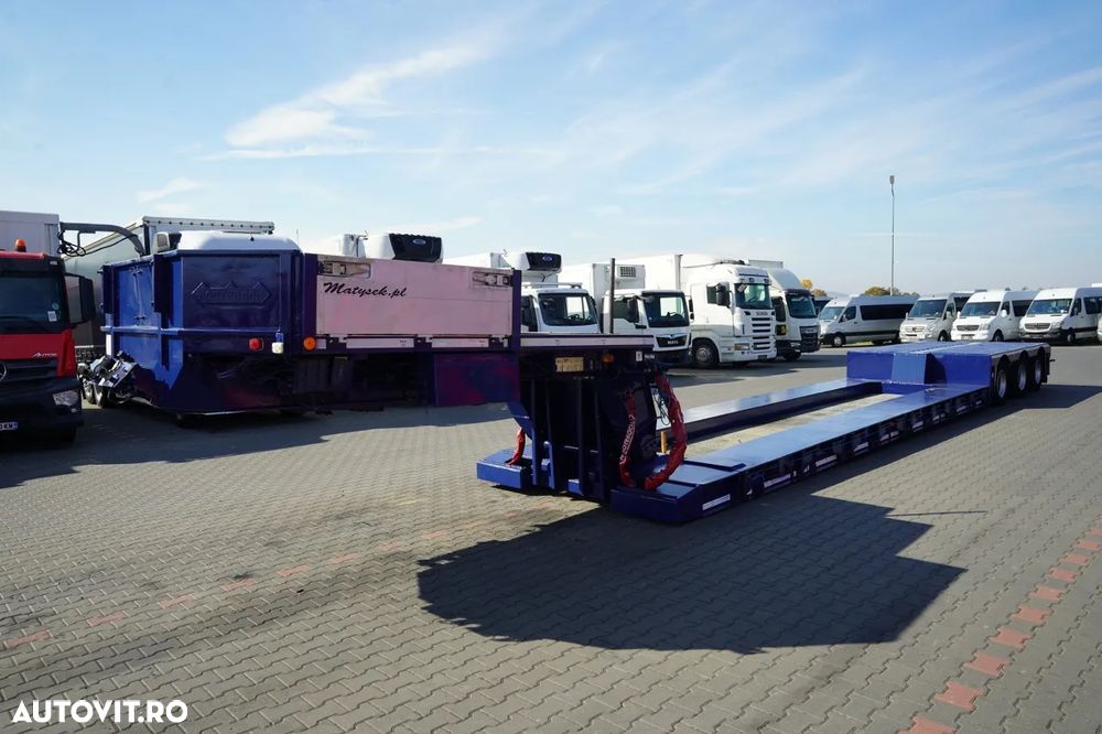 Nooteboom TIEFBET DETACHABIL / ȘASIU JOS / EXTENSIBIL / AXE DE DIRECȚIE / 22,5 m / SAF / SUPORT / - 25
