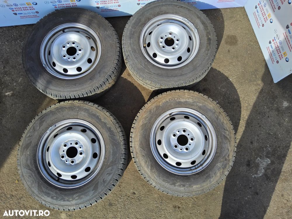 Jante cu anvelope Fiat Ducato Peugeot Boxer Citroen Jumper r15c 215/70/r15c jante cu cauciucuri - 1
