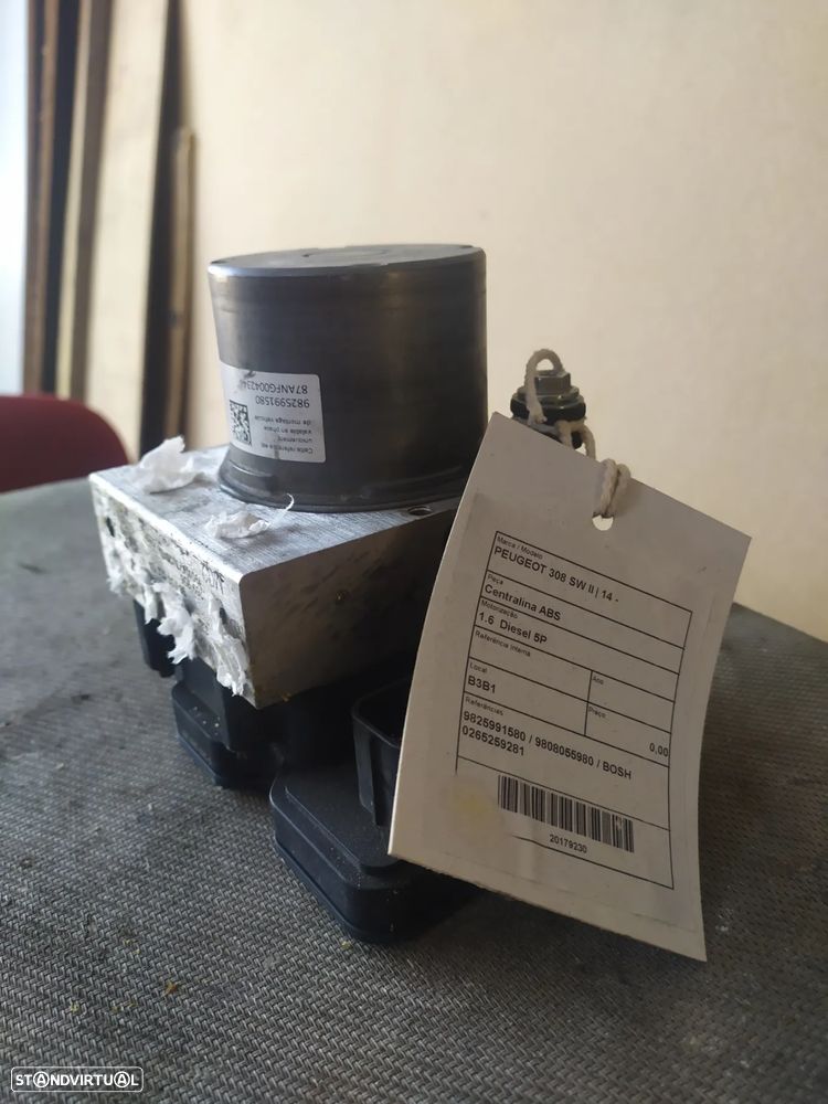 CENTRALINA DE ABS PEUGEOT 308 SW II / 9825991580 / 0265259281