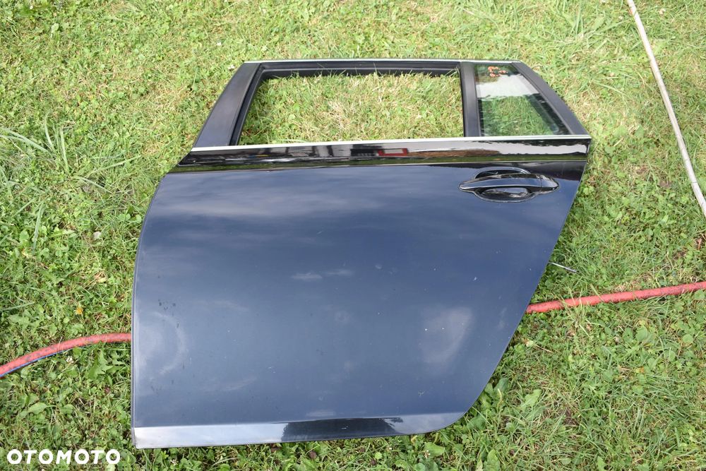 BMW E60 E61 KOMBI DRZWI LEWE TYLNE TYŁ BLACK SAPPHIRE METALLIC W KOLOR - 1