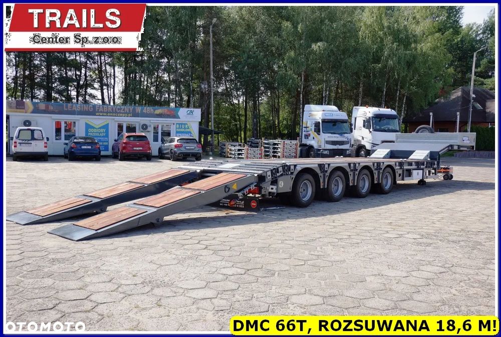 Inny Niska podłoga 4-osie, rozciągana dł. 18,60 m,  własne PTO, NAJAZDY HYDRAULICZNE. !!! - 17
