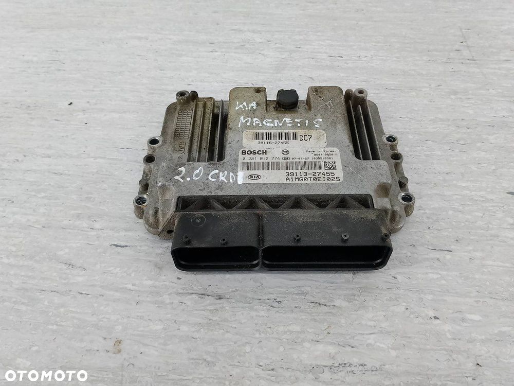 KOMPUTER, STEROWNIK KIA MAGENTIS II 39113-27455 0281012774 2.0 CRDI - 1