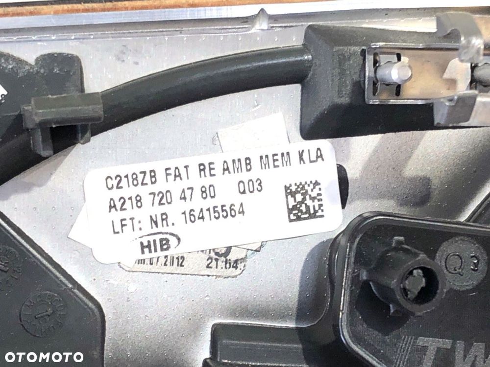 LISTWY DEKOR  MERCEDES-BENZ CLS (C218) 2011 - 2017 CLS 350 CDI / d (218.323) 195 kW [265 KM] olej - 12