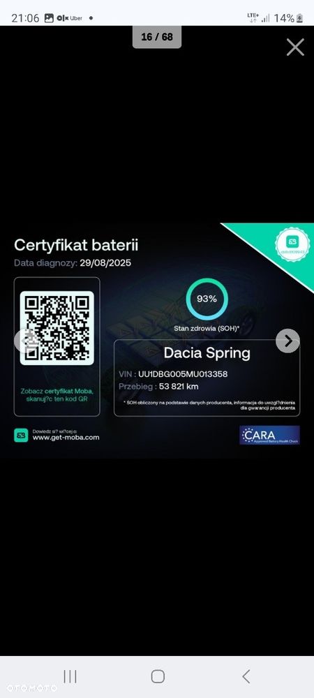 Dacia Spring 27.4kWh Comfort Plus - 38