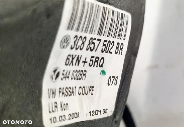 LUSTERKO PRAWE VW PASSAT CC 6 PIN EUROPA - 5