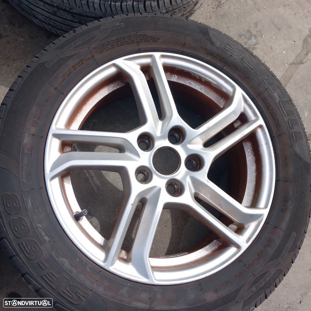 Jantes 16 ford focus mk4 com pneus bons 205 60 16 - 3