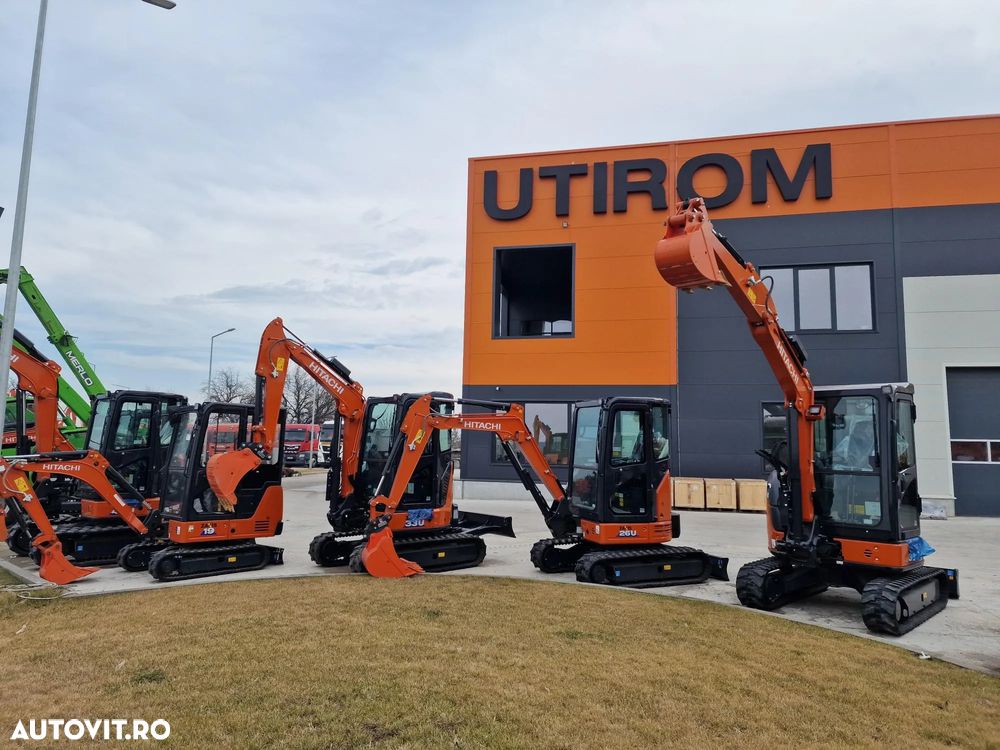 Hitachi 3,7t, ZX33U-6, cupla rapida+2 cupe excavare+cupa taluz, inst picon, Aer conditionat, lama nivelare, produs in JAPONIA, garantie 1an, posibilitate leasing-44.900 EUR+Tva - 29