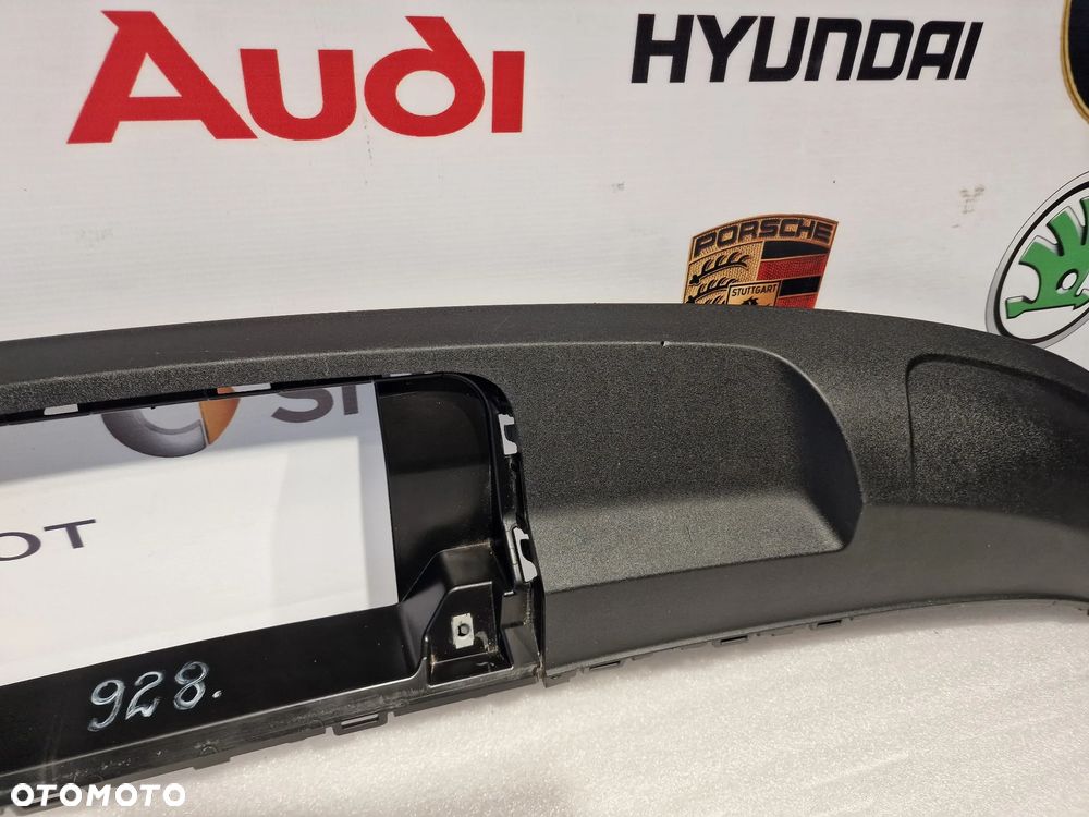 AUDI A3 8V / 8V5 , LIFT , 12-20 , SEDAN DYFUZOR / SPOJLER / DOKŁADKA ZDERZAKA TYLNEGO TYLNIEGO TYŁ POD HAK , NA JEDEN WYDECH , NR AUKCJI DT928 - 7