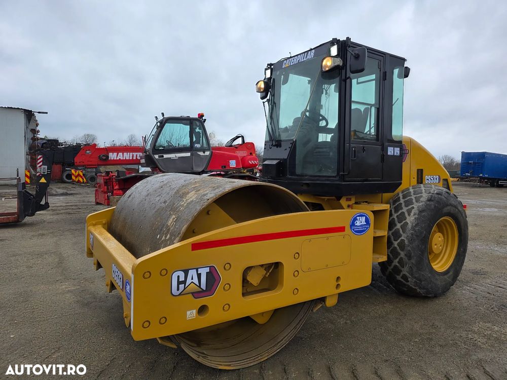 Caterpillar Cat CS-533 cilindru compactor terasament 13 tone hamm ammamn bomag - 1