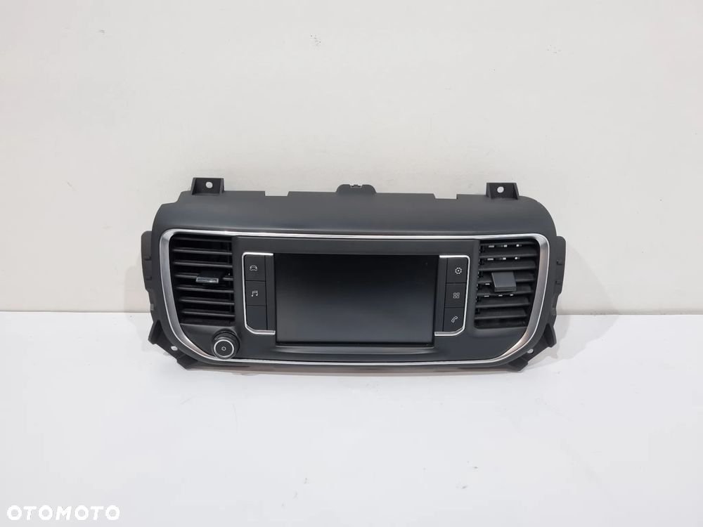 PEUGEOT EXPERT III JUMPY III PROACE II SCUDO III WYŚWIETLACZ RADIA 9813041280 - 1