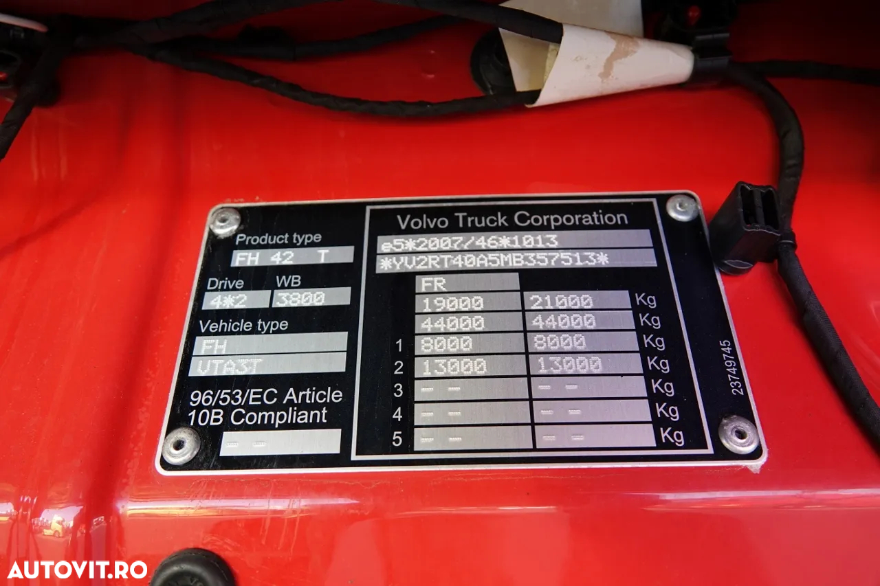 Volvo FH 500 / I-SAVE / XXL / I-PARK COOL / MODEL NOU / ANVELOPE 100% / DUPĂ CONTRACTUL DE SERVICE GOLDEN - 37