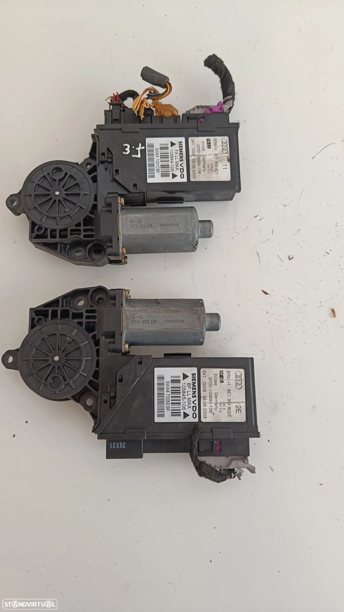 Motor elevador vidro frente Audi A4 B6 2003 - 1