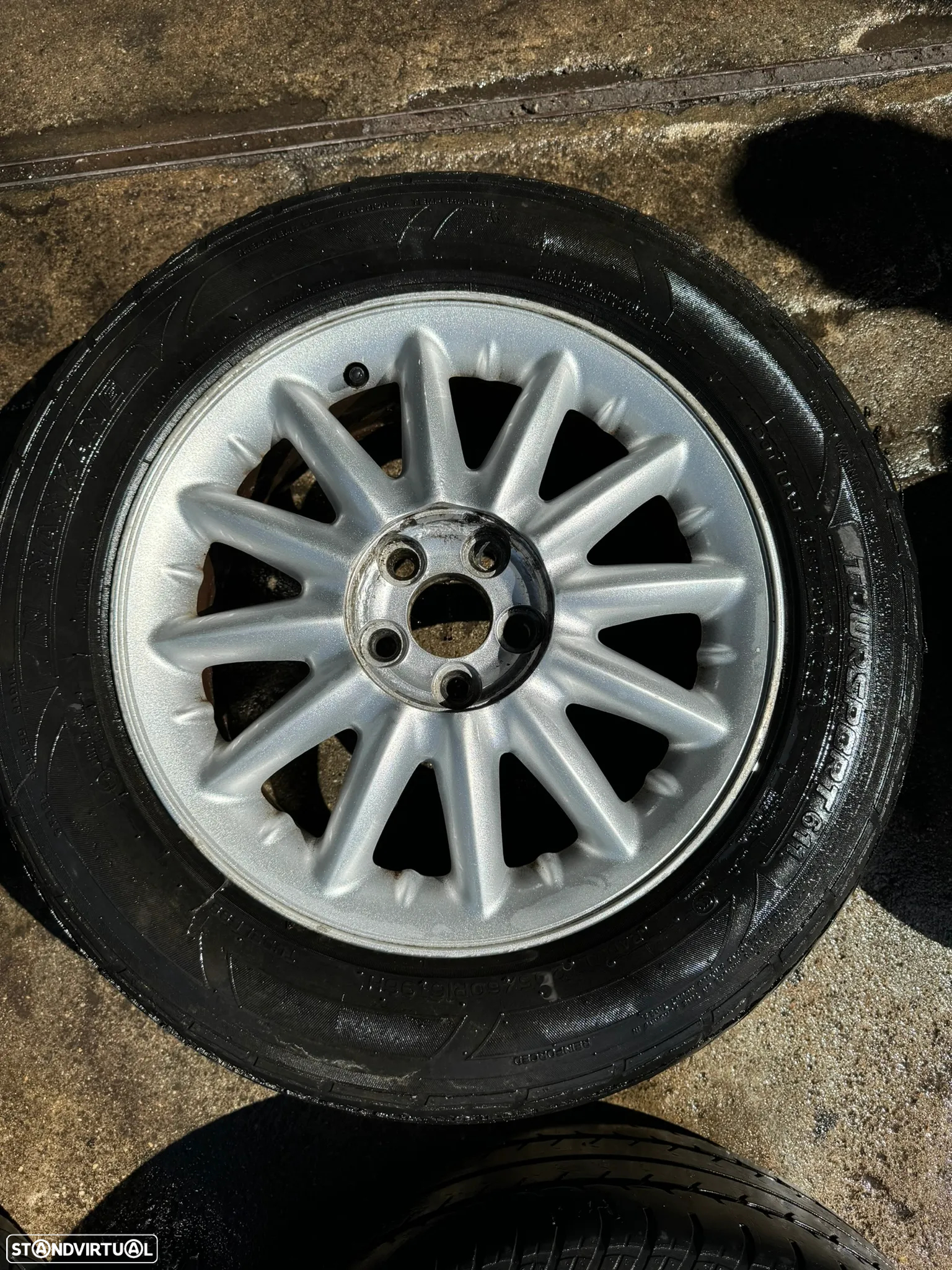 4 Jantes R16 Chrysler Sebring 5x100 com pneus 205/60R16 - 4