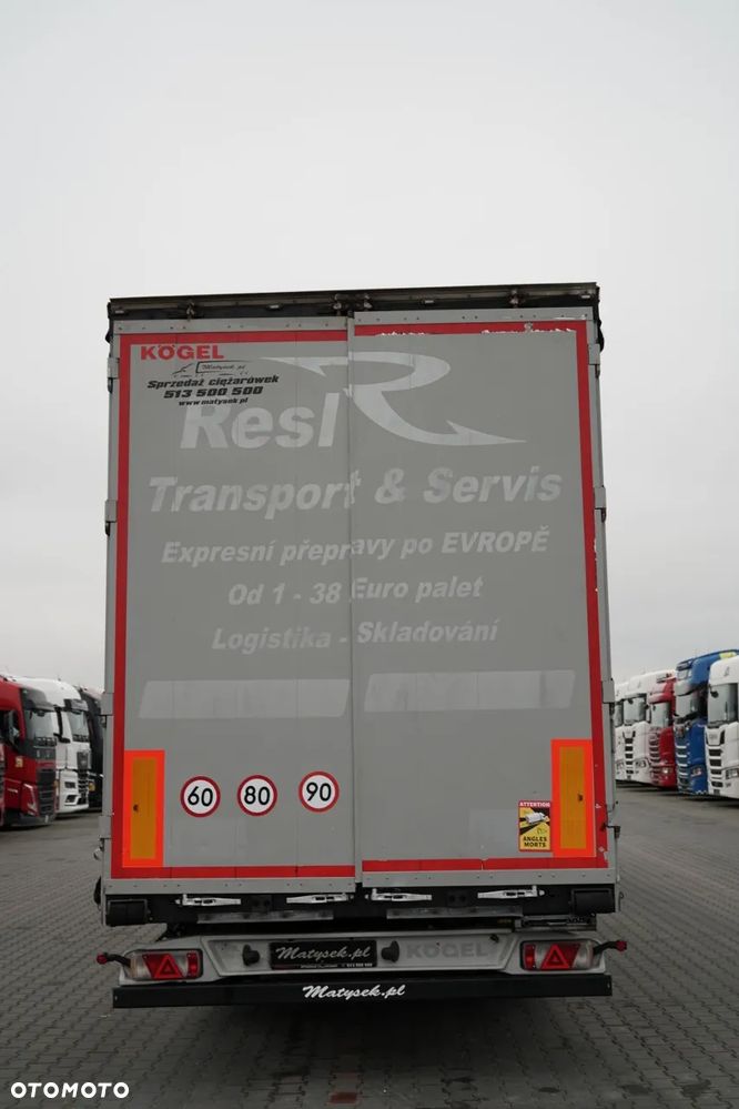 Kögel FIRANKA / MEGA / OŚ PODNOSZONA / OSIE SAF / DACH PODNOSZONY / LOW DECK - 12