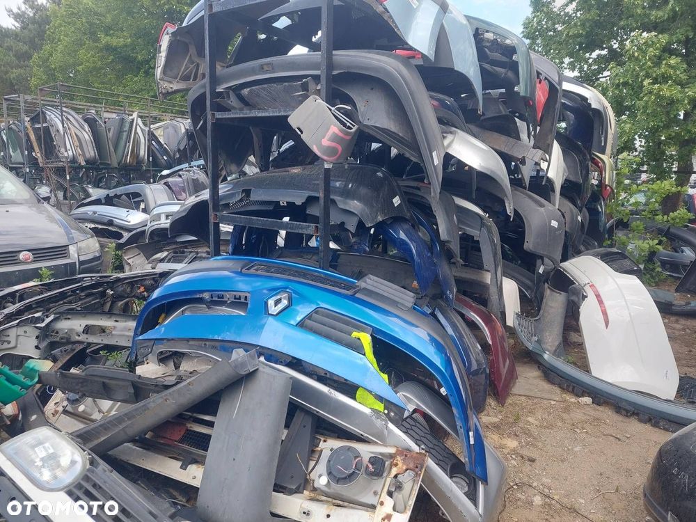 KOMPLETNY PRZÓD MASKA ZDERZAK BŁOTNIKI LAMPY RENAULT MEGANE II TEI45 - 21