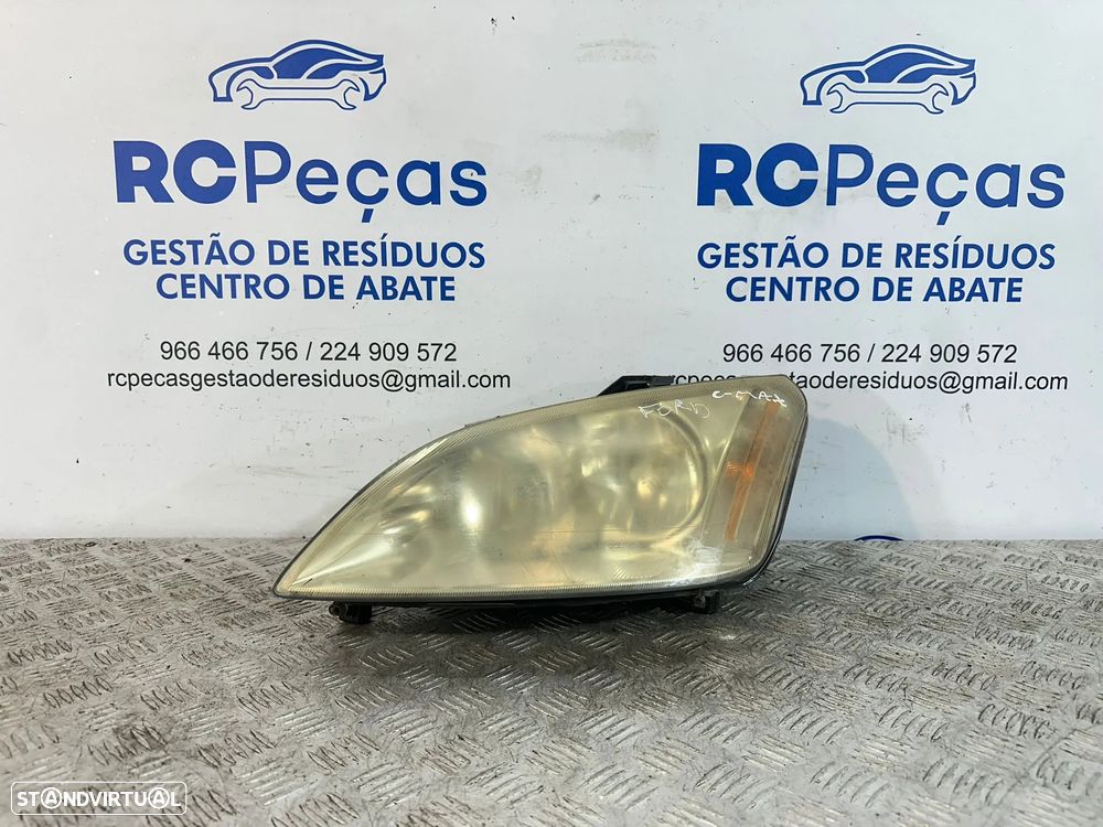 .Oticas Farol Esquerda Ford C-Max Original