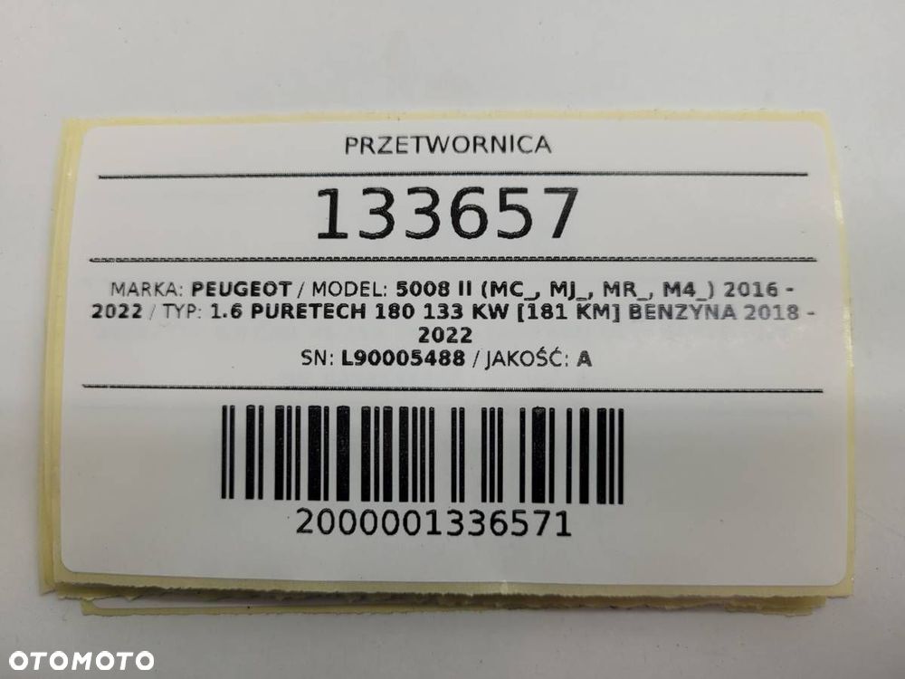 PRZETWORNICA MODUŁ LAMPY L90005488 PEUGEOT CITROEN FORD EUROPA - 8