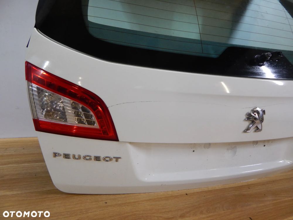 Klapa pokrywa bagażnika Peugeot 508 SW 10-18 EWPB biała Łuków części - 3