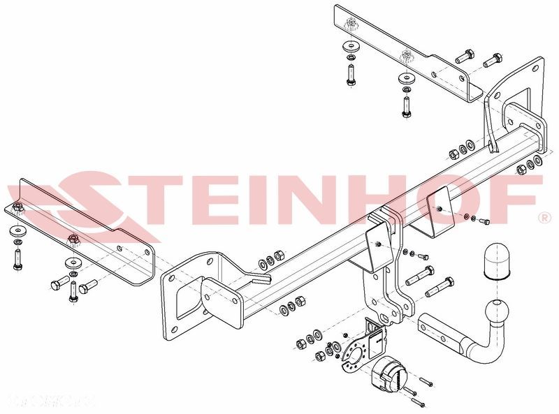 Hak Holowniczy + MODUŁ 7PIN do Opel Insignia B Grand Sport od 2017 - 2
