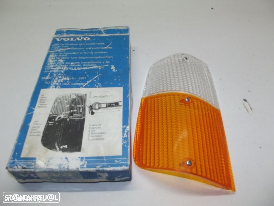 volvo 244 1 ºmodelo vidros de farolim pisca novos e originais - 3