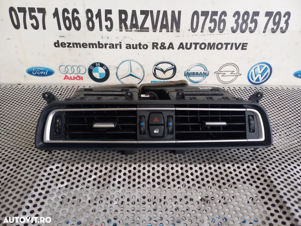 Grile Grila Ventilatie Aerisire Bord Centrala Bmw Seria 7 F01 F02 F03 F04 Volan Stanga Impecabila D - 2