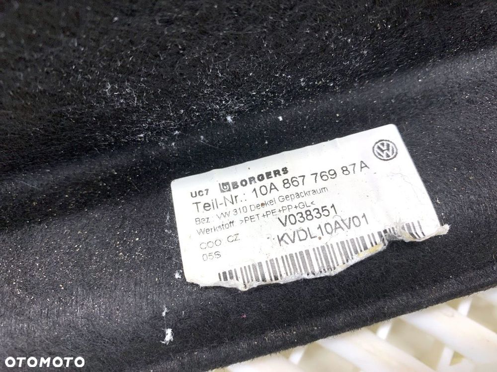 PÓŁKA TYŁ  VW ID.3 (E11) 2019 - 2022 Pro 150 kW [204 KM] elektryczny 2021 - 2022 10A867769 - 3