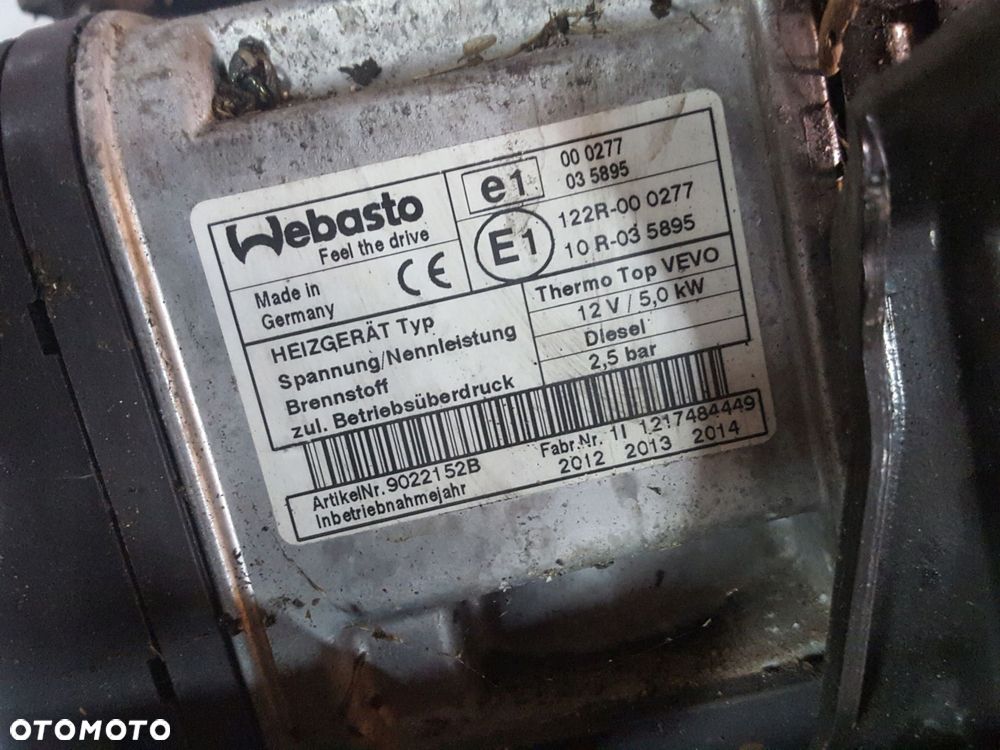 VW TOURAN 2 II 10-15r WEBASTO OGRZEWANIE POSTOJOWE 1K0815065AS - 5