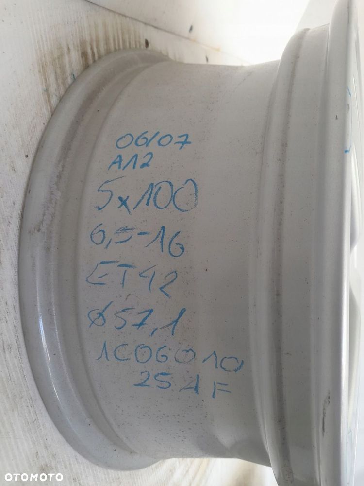 Felgi aluminiowe Volkswagen OE 1C0601025AF 6.5" x 16" 5x100 ET42 - 16