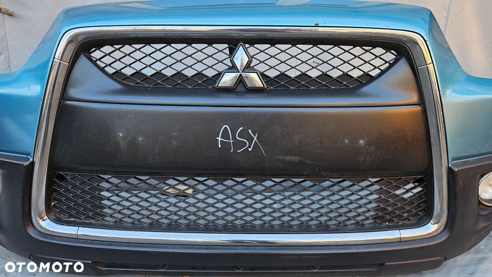 MITSUBISHI ASX ZDERZAK PRZEDNI PRZÓD KOMPLETNY CHROM HALOGENY GRILL 64000950 - 4