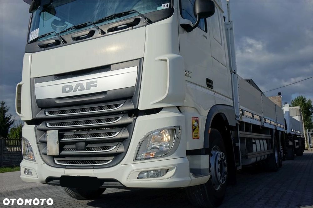 DAF XF 460 6x2 EURO6 / AUTOMAT / INTARDER / HDS X-HIDUO 188 B-2/ ZABUDOWA SKRZYNIA BURTOWA + PRZYCZEPA LECITRAILER - 6