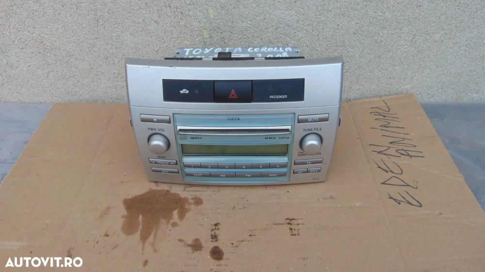 CD Player Toyota Corolla an 2007 cod 86120-0F030 - 3