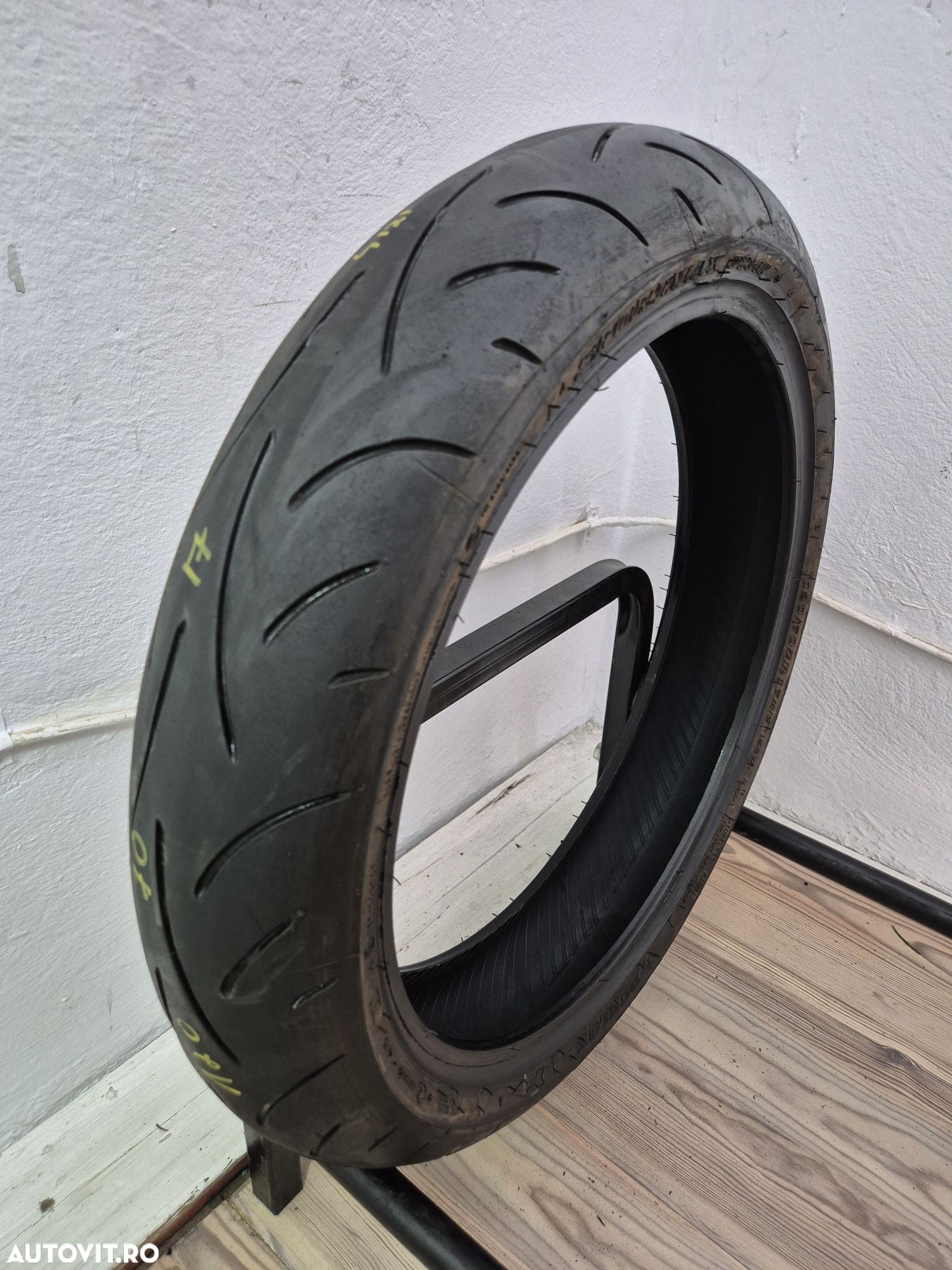 Anvelopa moto 120 70 17 Dunlop d214 dot 4121 - 1