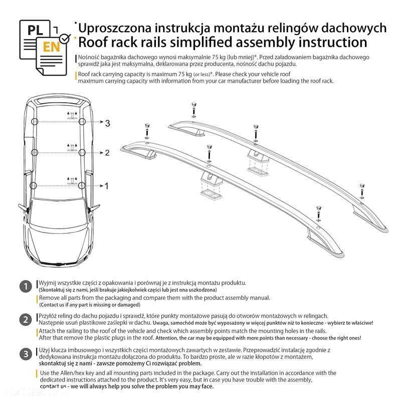 Relingi dachowe na dach Mercedes W663 W447 Vito V-Klasa V Klasa - 7