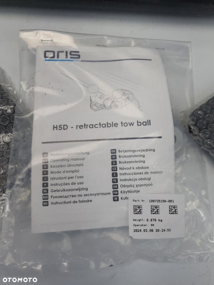 Hak holowniczy SKŁADANY ELEKTRYCZNY-Mazda CX60 - 3