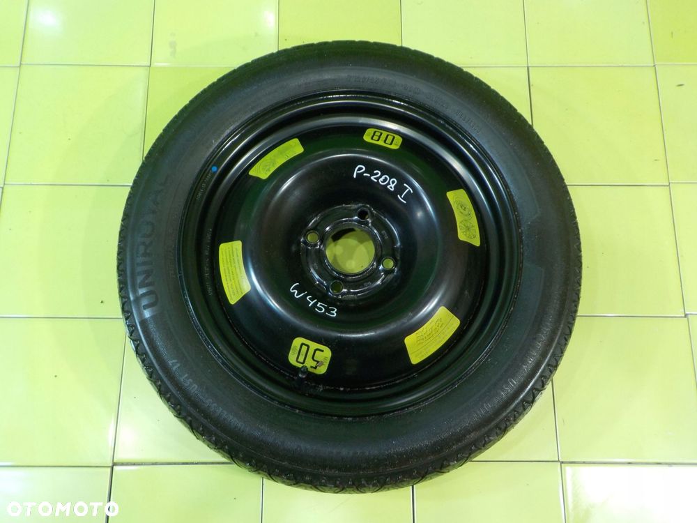 PEUGEOT 208 I kolo dojazdowe 125/85/16 4x108 - 1
