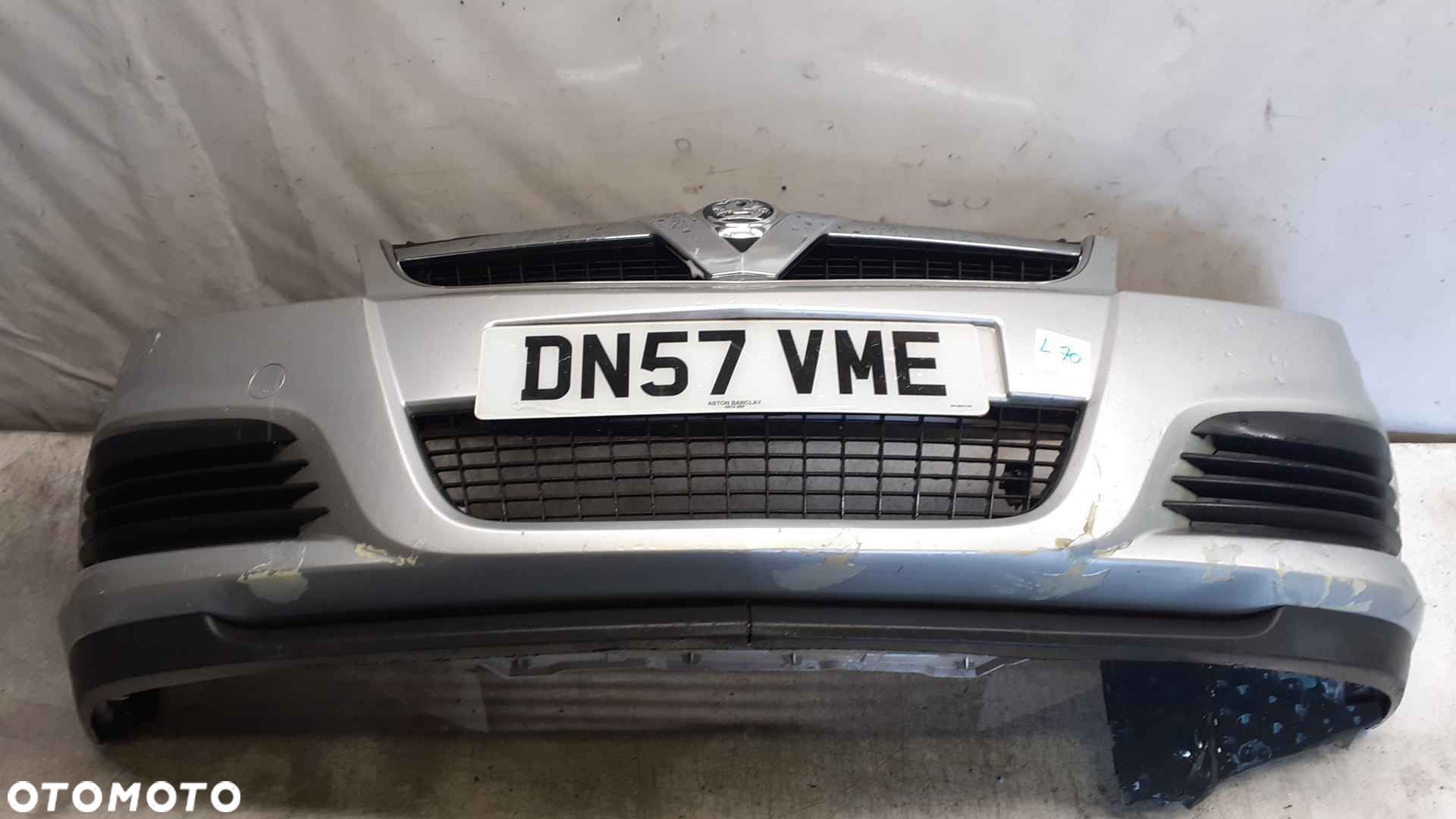 } ZDERZAK PRZÓD PRZEDNI OPEL VECTRA C LIFT FL Z157 SREBRNY - 1
