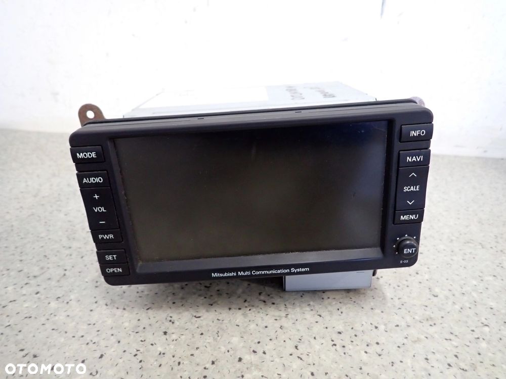 MITSUBISHI OUTLANDER II 07-12 RADIO NAWIGACJA EKRAN - 1