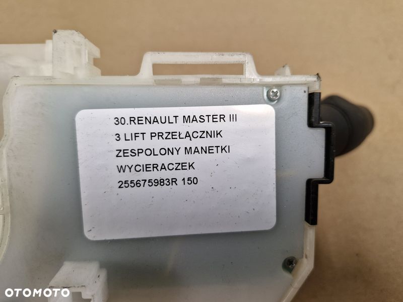 RENAULT MASTER III 3 LIFT PRZEŁĄCZNIK ZESPOLONY MANETKI WYCIERACZEK 255675983R - 11