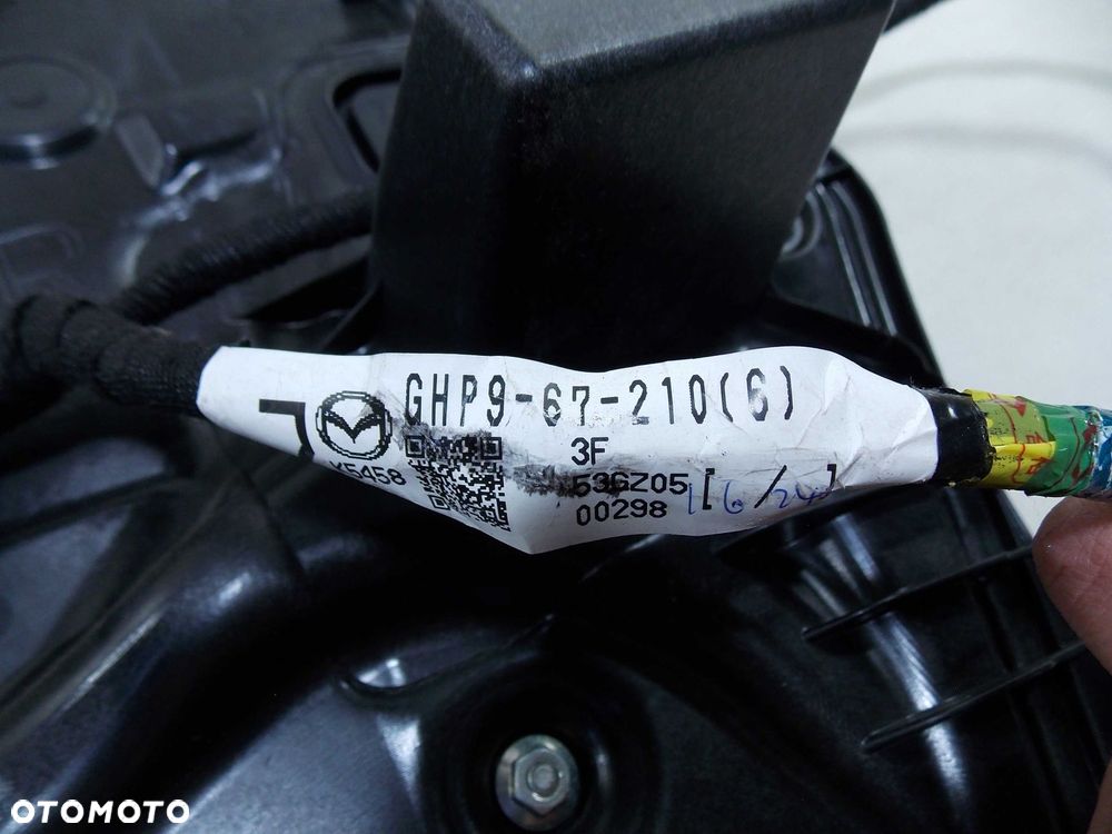 MAZDA 6 VI GJ 12- MECHANIZM PODNOSNIK SZYBY LEWY TYL GHP97297 - 4