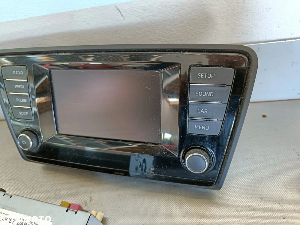 Radio Ekran Skoda Octavia 3 III Czytnik Multimediów Wyświetlacz 5E0919605B 5E0035842A - 4