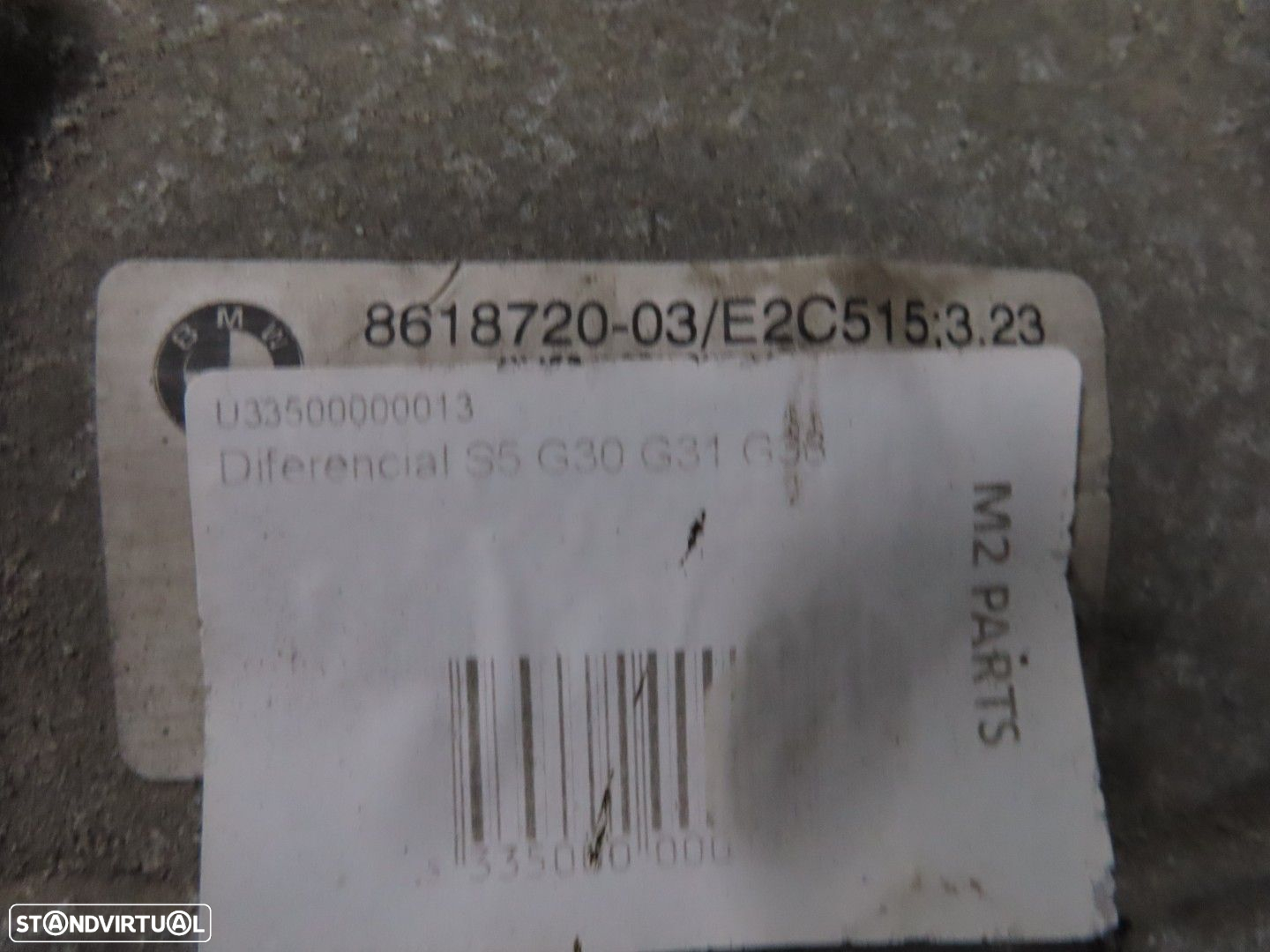 Diferencial "3.23" Trás Seminovo/ Original BMW 7 (G11, G12)/BMW 5 (G30, F90) 331... - 4