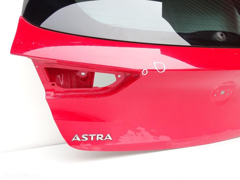 KLAPA TYŁ TYLNA BAGAŻNIKA + SZYBA LAKIER Z50S OPEL ASTRA V K HB 5D 15-19r - 8