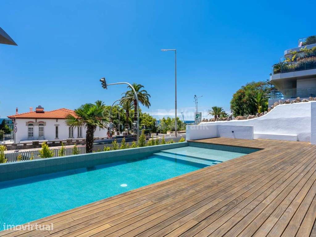 Apartamento T3 com jardim e piscina para arrendamento no Monte Estoril - Grande imagem: 2/45